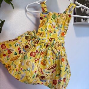 Worthy Threads Carb Yellow Pinafore Dress